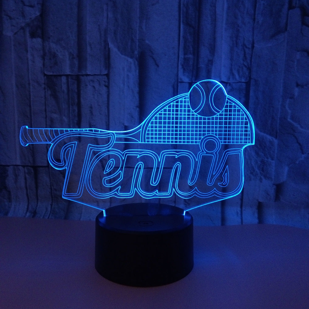 Tennis 3D night light Vantier & Co Atelier