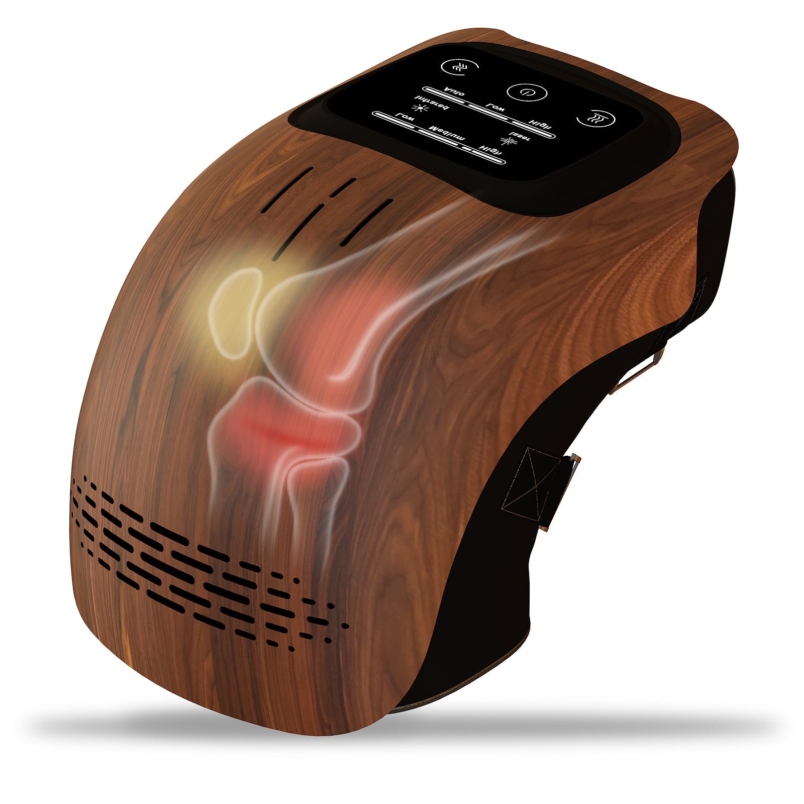 Intelligent Home Use Electric Intelligent Kneading Heating Knee Massager Rechargeable Pain Relief Infrared Laser Vibration Knee Massager Strattosolve Incorprate