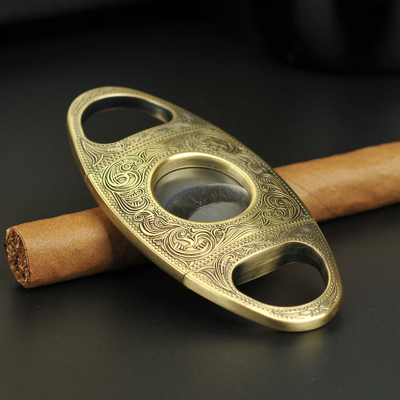 Cigar Cutter Stainless Steel Double-edged Set Vantier & Co Atelier