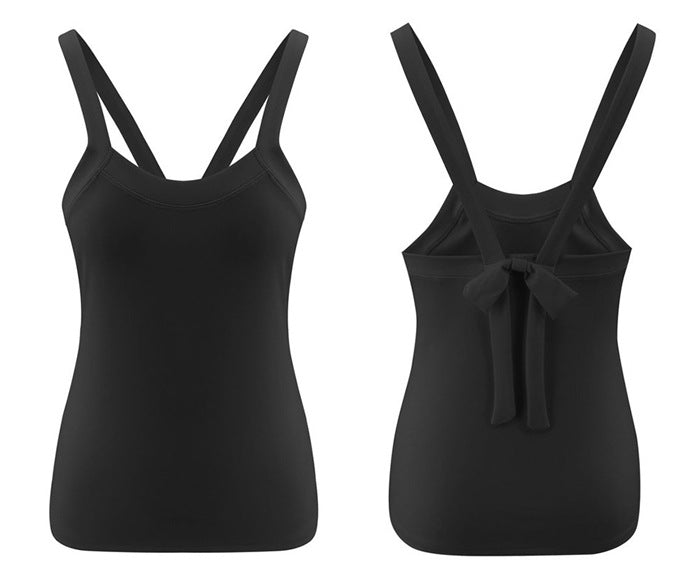 Sexy Halter Strap Slim Bow Small Vest Top Strattosolve Inc.