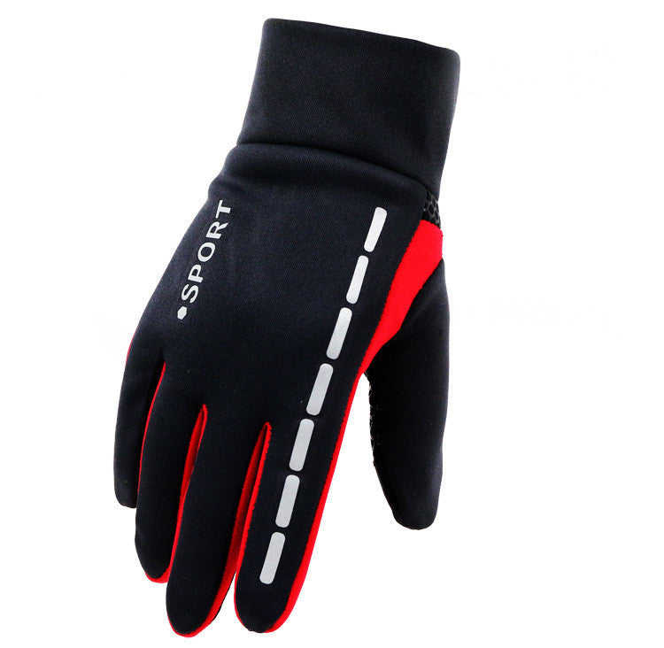 Driving Men Sports Fitness Autumn And Winter Cycling Gloves