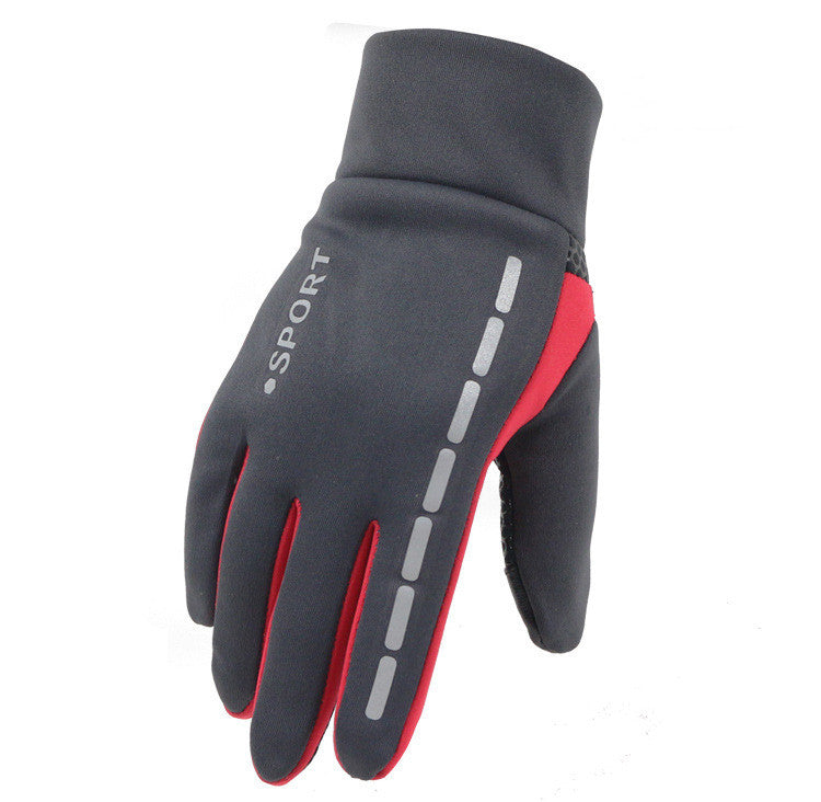 Driving Men Sports Fitness Autumn And Winter Cycling Gloves
