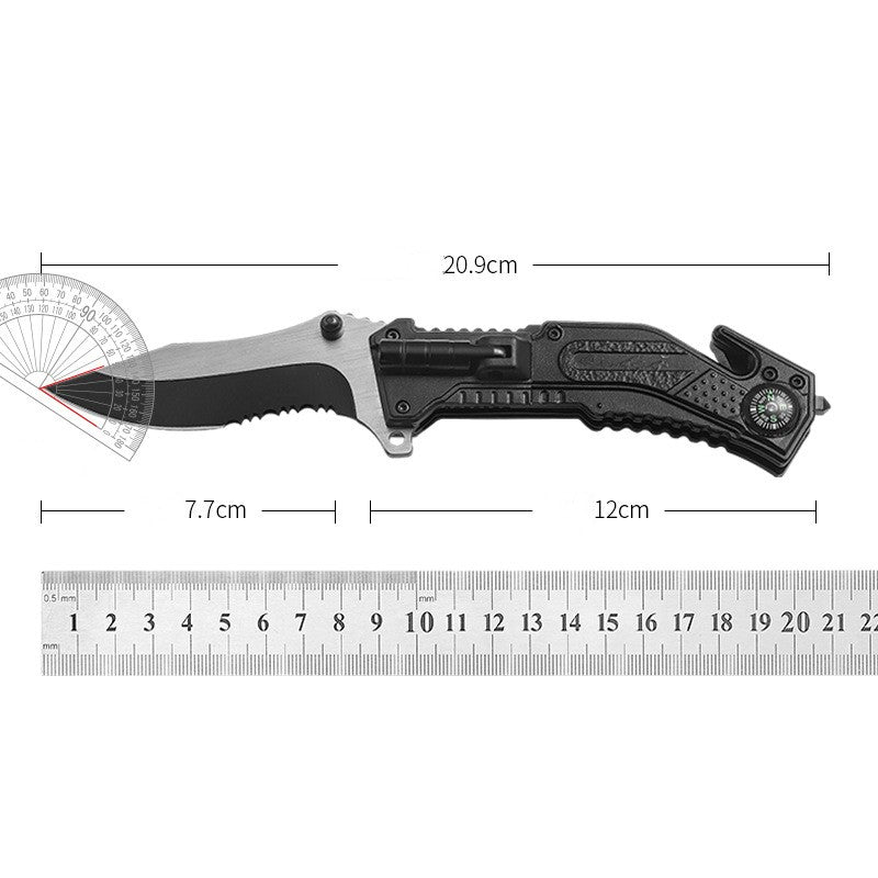 Folding Knife Wilderness Survival Emergency Survival Knife Vantier & Co Atelier