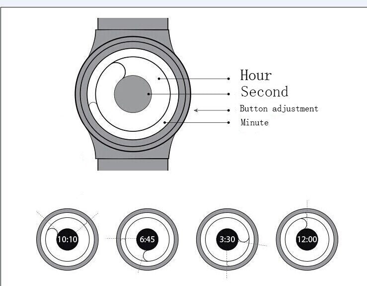 Men Women Cool Watches  Steel Quartz Wristwatch Strattosolve Inc.
