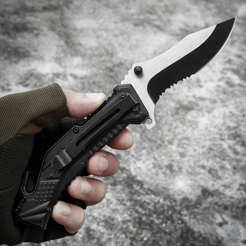 Folding Knife Wilderness Survival Emergency Survival Knife Vantier & Co Atelier