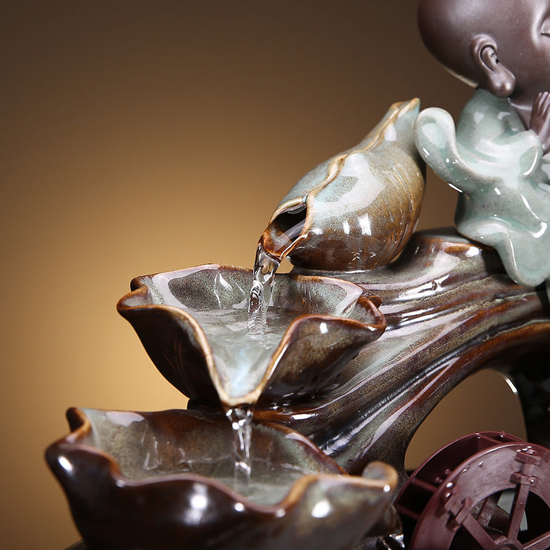 Ceramic Fountains Attract Wealth Decoration Household Humidifier Vantier & Co Atelier