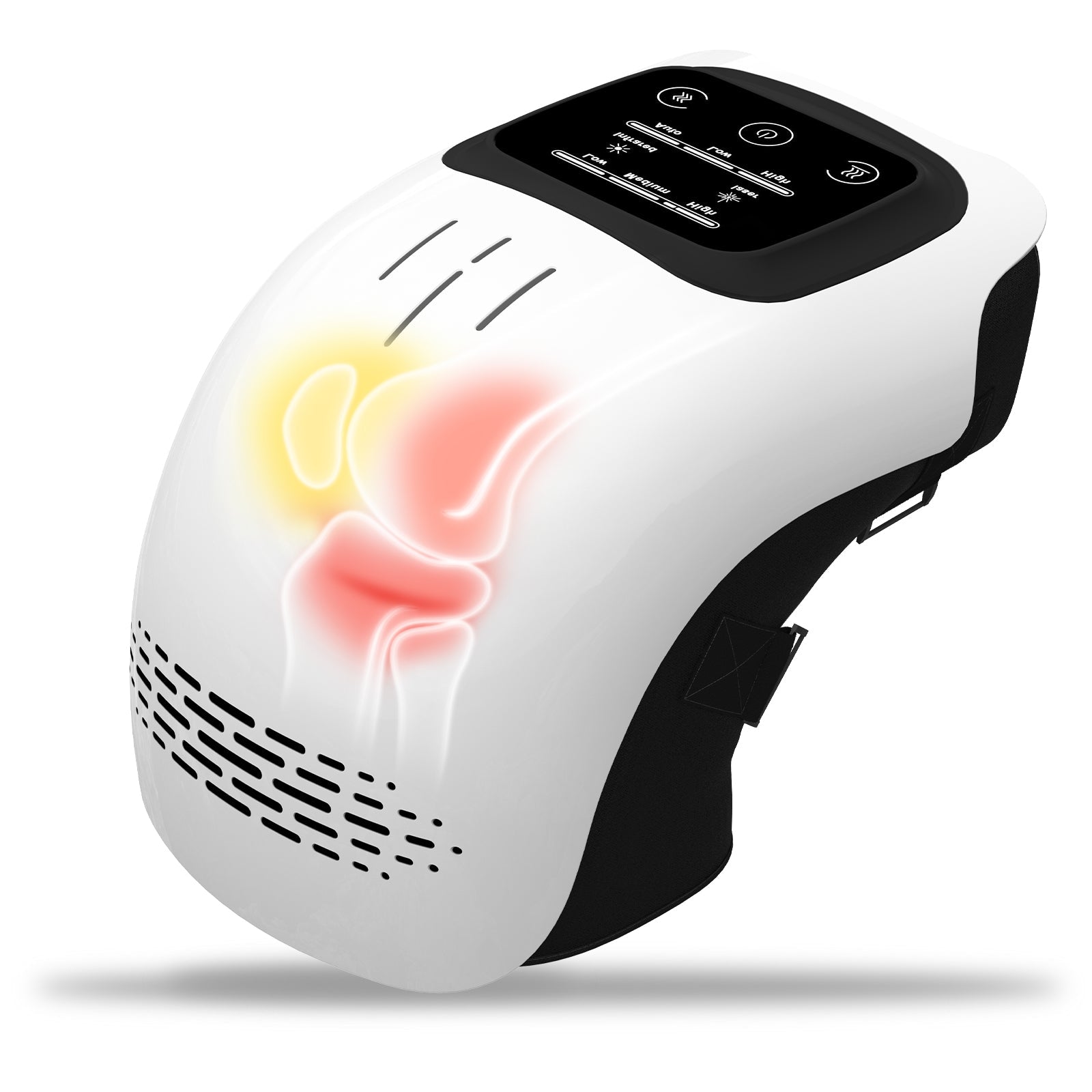 Intelligent Home Use Electric Intelligent Kneading Heating Knee Massager Rechargeable Pain Relief Infrared Laser Vibration Knee Massager Strattosolve Incorprate