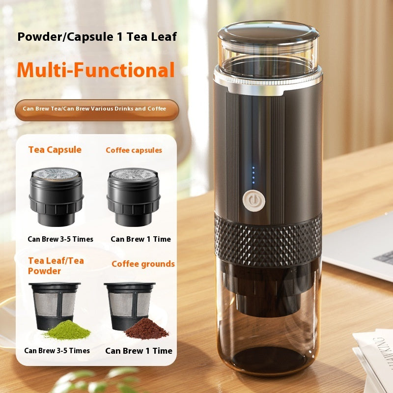 Capsule Coffee Machine Rechargeable Portable Travel Household Electric Coffee Machine Vantier & Co Atelier