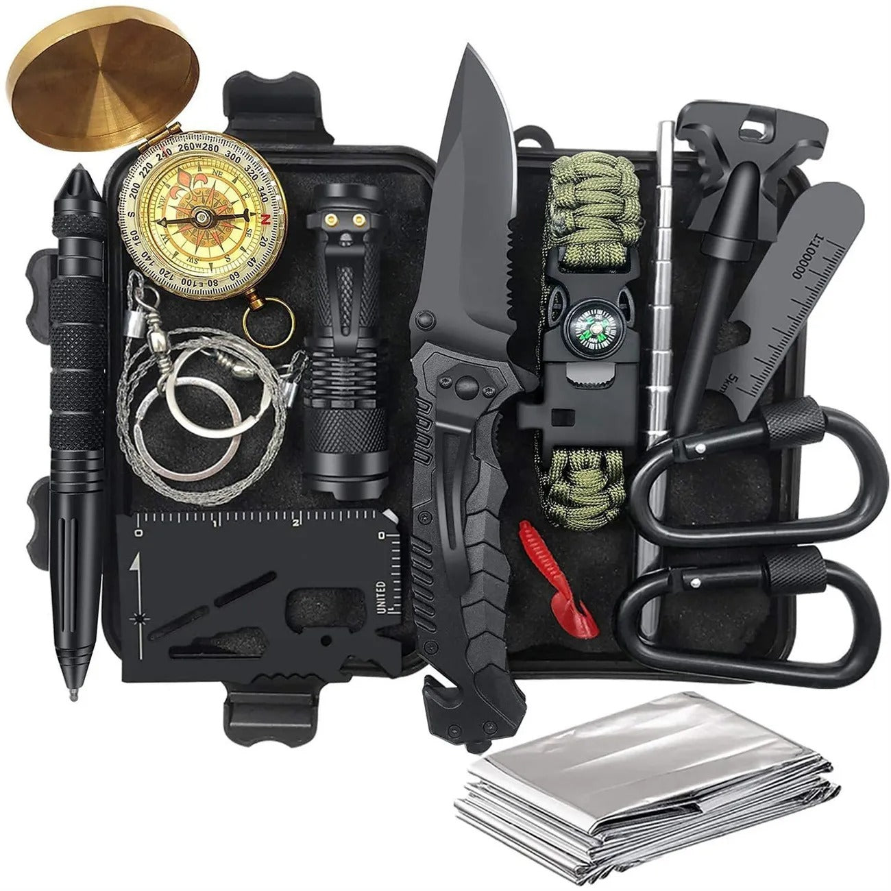 Outdoor Survival Kit Wilderness Survival Tool Set Vantier & Co Atelier