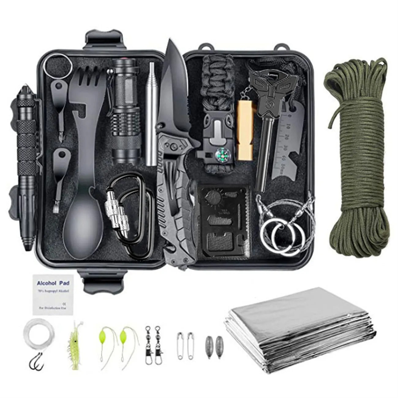 Outdoor Survival Kit Wilderness Survival Tool Set Vantier & Co Atelier