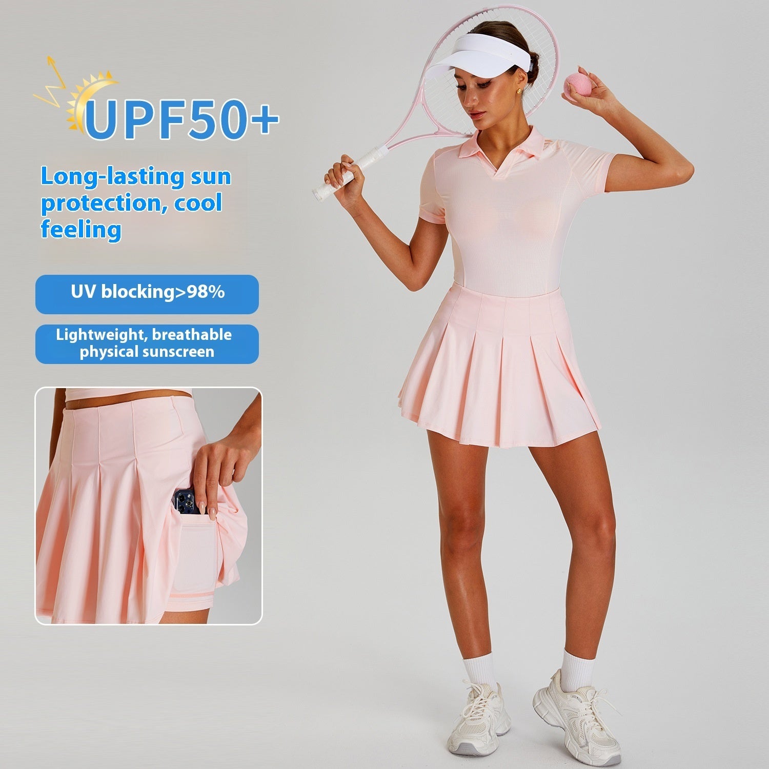 Women's Outdoor Sports UV Protection Tennis Suit