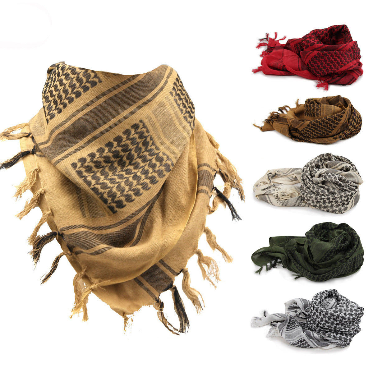 Variety Of Arabian Square Scarf Warm And Windproof Scarf Vantier & Co Atelier