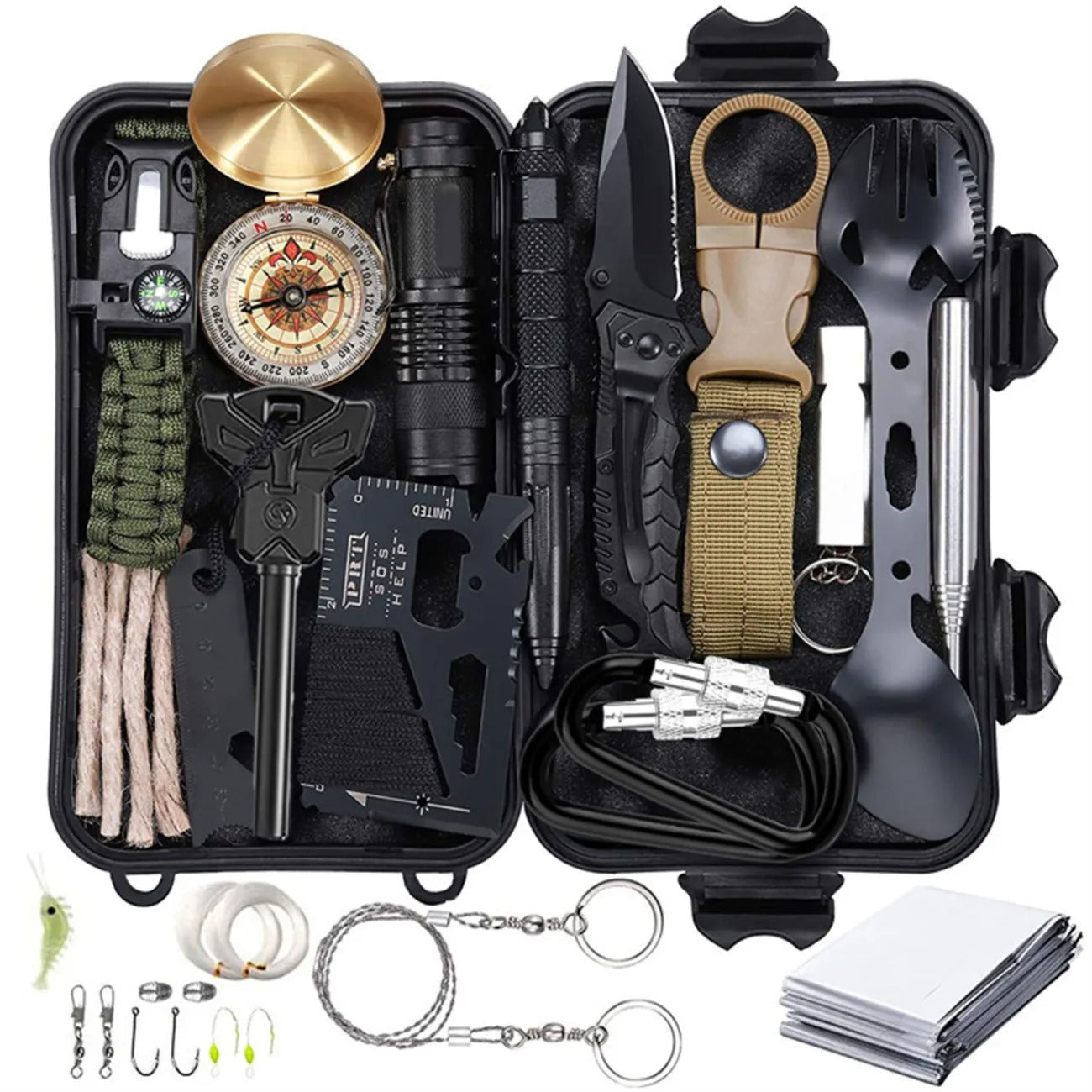 Outdoor Survival Kit Wilderness Survival Tool Set Vantier & Co Atelier