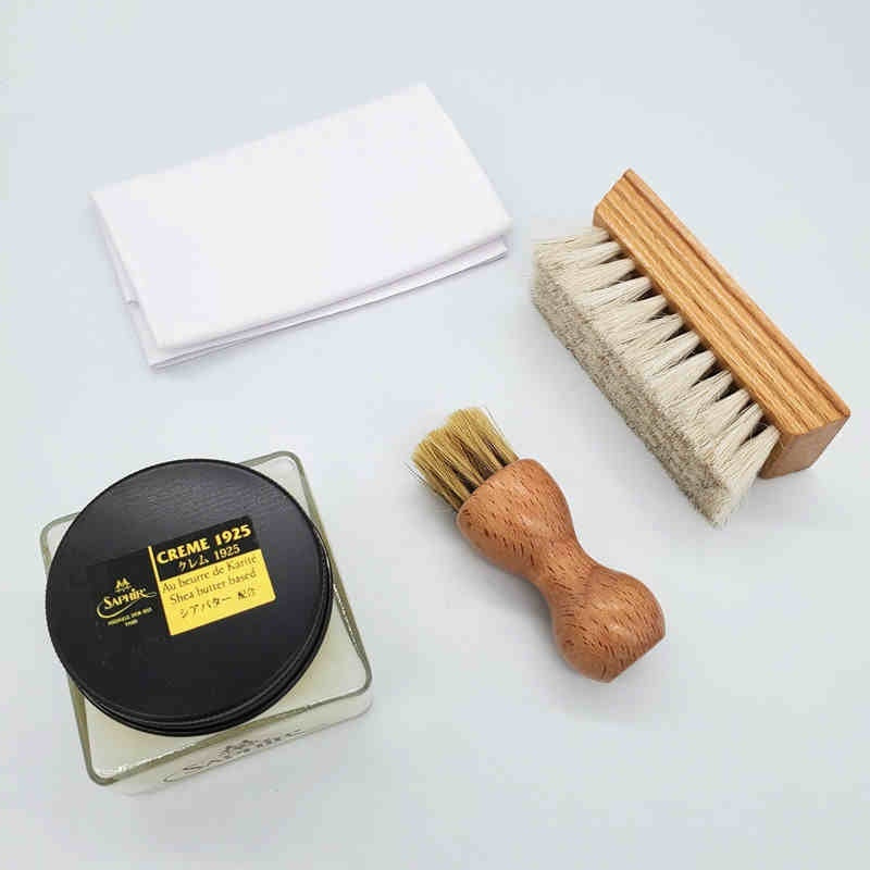Leather Shoes Color Polishing Cream Black Colourless Polish Vantier & Co Atelier